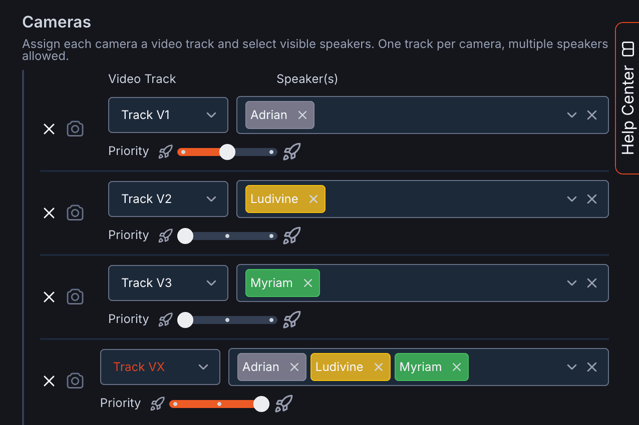Camera Priority