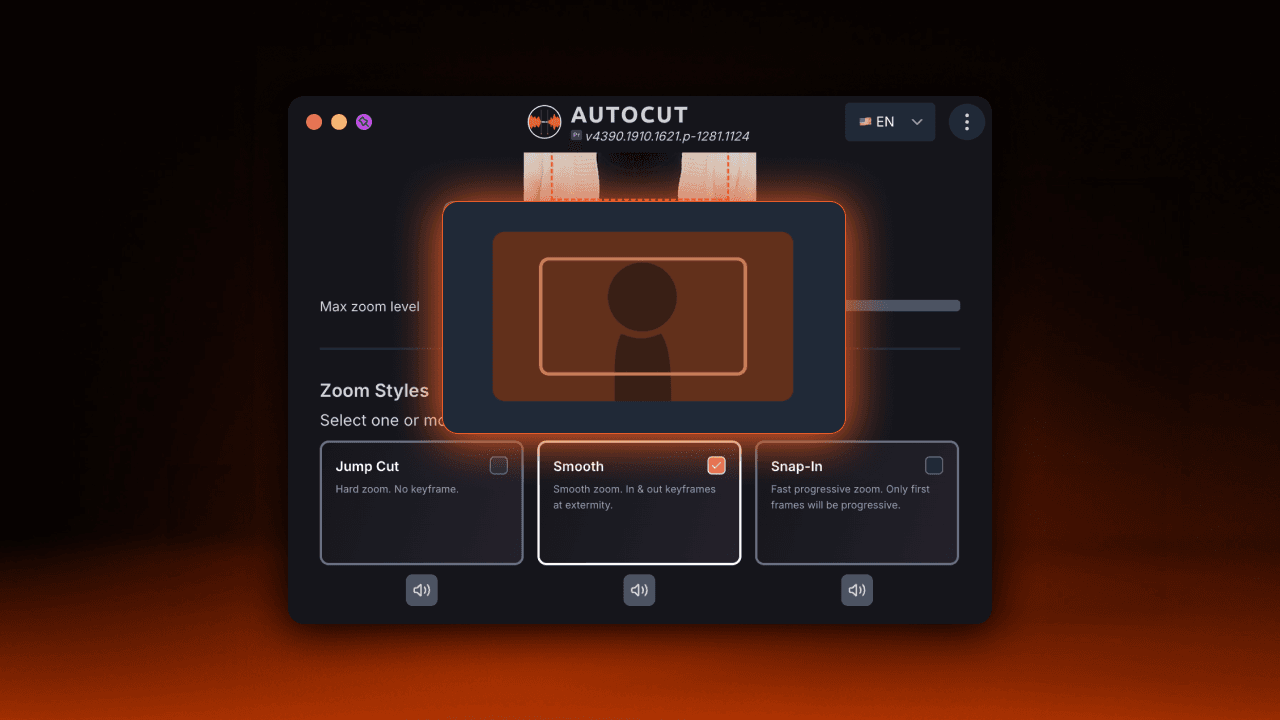 AutoZoom Style Preview