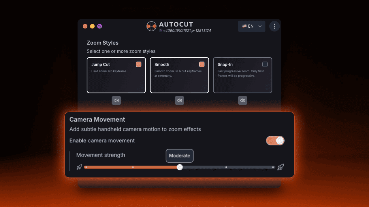 AutoZoom Camera Movement